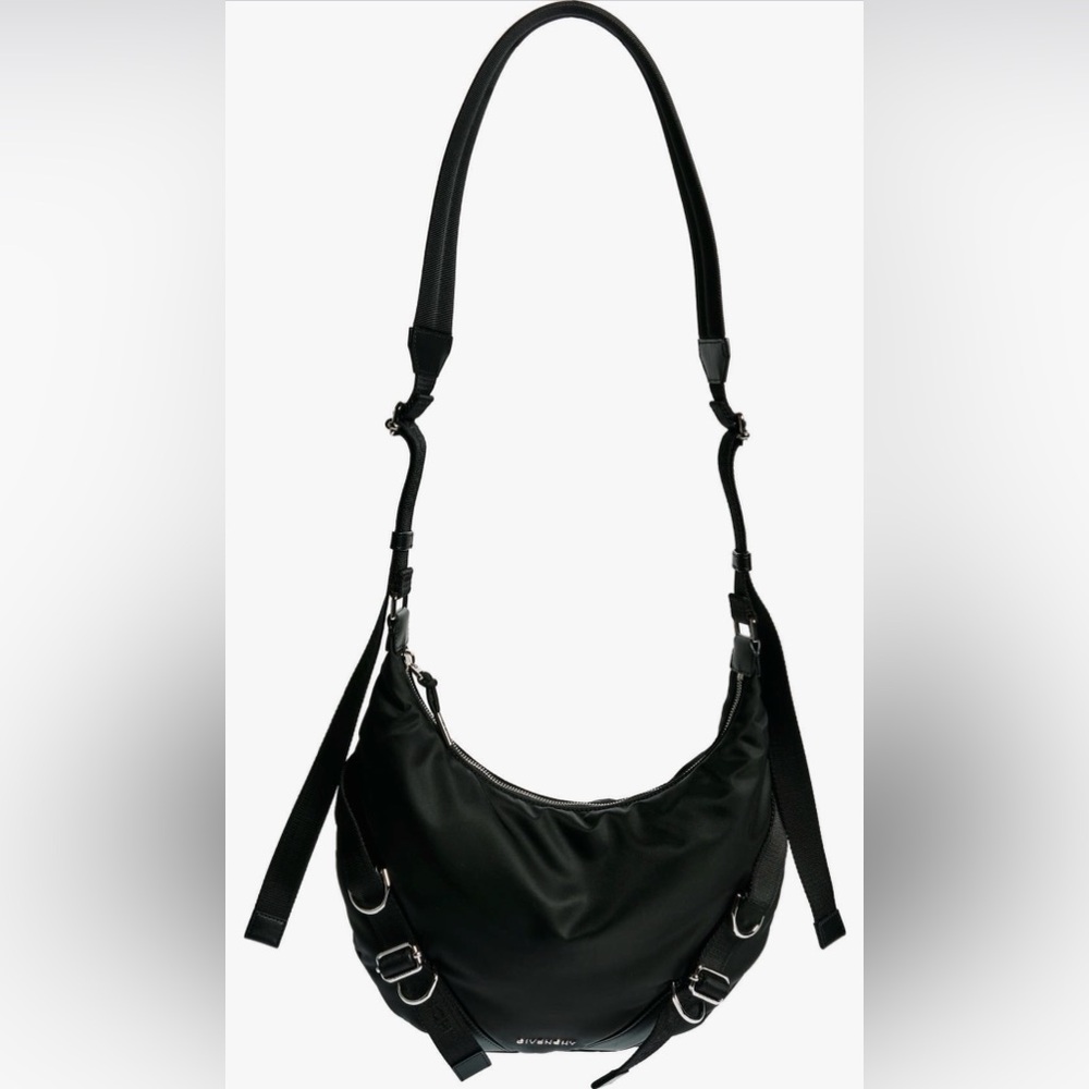 Givenchy Voyou Nylon Crossbody Bag Black New NWT